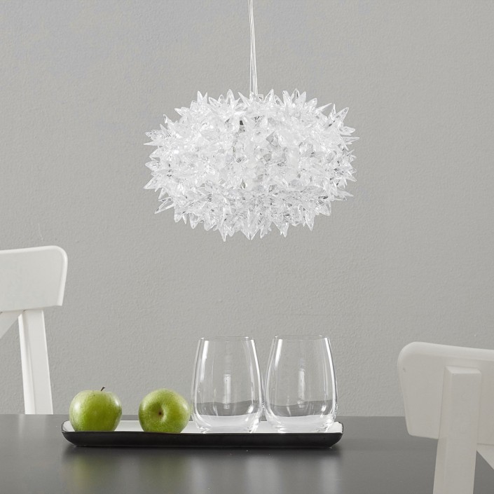 Bloom Hanging Small cristal Kartell - Valente Design - mise en scène