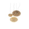 Bloom Hanging Metal doré Kartell - Valente Design - compositions