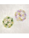 Applique murale : luminaire bouquet de fleur marque Kartell. Petites fleurs.