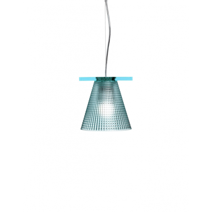 Suspension Light-Air transparent bleu Kartell - Valente Design