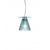 Suspension Light-Air transparent bleu Kartell - Valente Design - vue de dessous