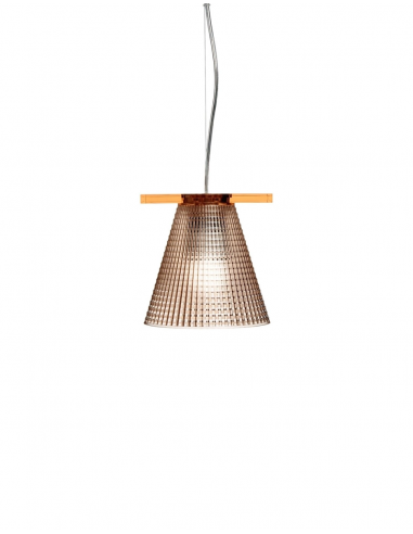 Suspension Light-Air transparent rose Kartell - Valente Design
