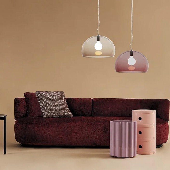 suspensions Fl/y bordeaux et cola kartell - Valente Design