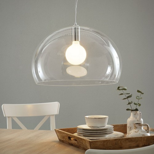Suspension Big FL/Y transparent cristal kartell - Valente Design
