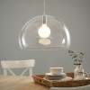 Suspension Big FL/Y transparent cristal kartell - Valente Design