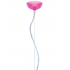 Suspension Small FL/Y Transparent rouge cardinal Kartell - Valente Design - patère
