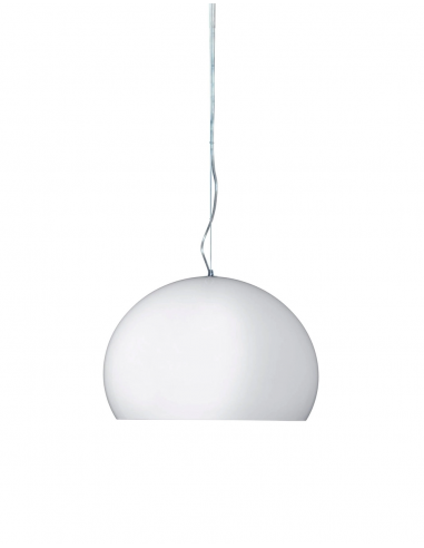 Suspension Small FL/Y glossy Opaque Blanc Kartell - Valente Design