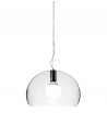 Suspension Small FL/Y Transparent cristal Kartell - Valente Design