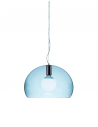Suspension Small FL/Y Transparent bleu nuage Kartell - Valente Design
