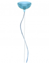 Suspension Small FL/Y Transparent bleu nuage Kartell - Valente Design - patère