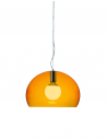 Suspension Small FL/Y Transparent orange Kartell - Valente Design