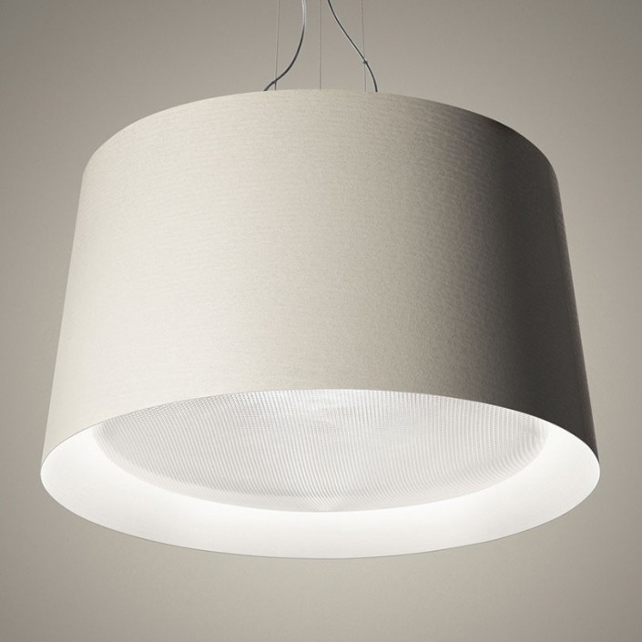 Suspension Twice as Twiggy grège mise en scène Foscarini - Valente Design