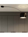 Plafonnier Twiggy noir Foscarini - Valente Design mise en scène éclairé