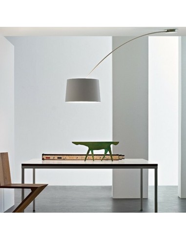 Plafonnier Twiggy blanc Foscarini - Valente Design mise en scène salle à manger