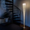 Lampadaire Mite noir Foscarini - Valente Design - mise en scène éclairé dans hall