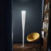 Lampadaire Mite noir Foscarini - Valente Design - mise en scène salon éclairé
