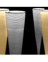 Lampadaires Mite LED noir et jaune Foscarini - Valente design - détail