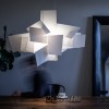Suspension Big Bang XL blanche Foscarini - Valente Design éclairée mise en scène