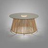 Table basse lumineuse sans fil NIT beige Bover - Valente Design