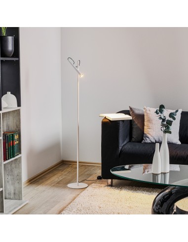 Lampadaire Magneto blanc Foscarini - Valente Design - mise en scène salon