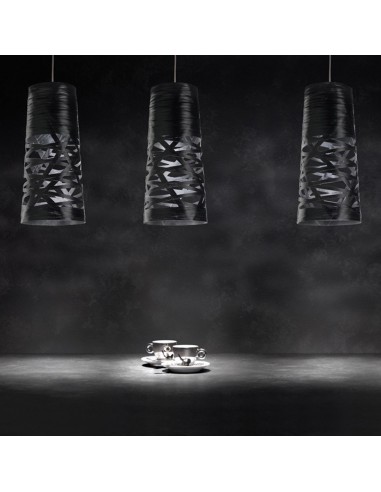 Suspension Tress Piccola noire Foscarini - Valente Design - composition