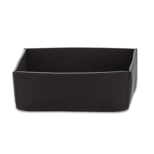 Boîte multi-usage Nappa UTB - noir marron - Decor Walther - Valentedesign.com