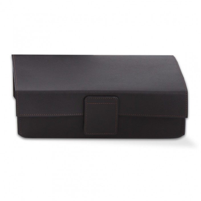 Boîte multi-usage Nappa UTBD - noir marron - Decor Walther - Valentedesign.com