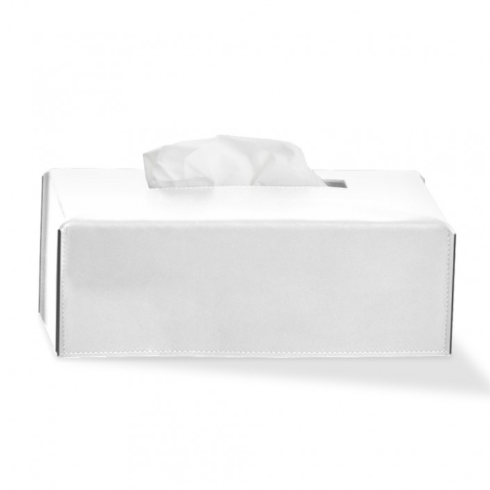 Boîte à mouchoirs Nappa KB - blanc neige - Decor Walther - Valentedesign.com