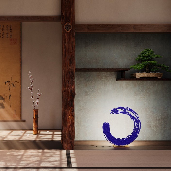 Lampe à poser Enso Catellani and Smith  - Valente Design - mise en scène salon