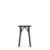 Tabouret A.I. hauteur 45 cm noir Kartell Philippe Starck - Valente Design - de face