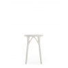 Tabouret A.I. hauteur 45 cm blanc Kartell Philippe Starck - Valente Design - de face