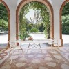 Solde Kartell ! Chaise MASTERS blanc Kartell - Valente Design - mise en scène terrasse
