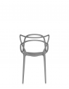 Chaise MASTERS gris Kartell - Valente Design - vue de dos