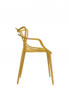 Chaise MASTERS moutarde Kartell - Valente Design - vue de profil