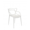 Chaise MASTERS blanc Kartell - Valente Design - vue de 3/4