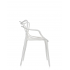 Chaise MASTERS blanc Kartell - Valente Design - vue de profil