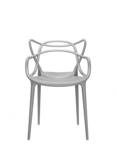 Chaise MASTERS gris Kartell - Valente Design - vue de face