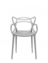 Chaise MASTERS gris Kartell - Valente Design - vue de face