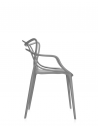 Chaise MASTERS gris Kartell - Valente Design - vue de profil