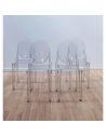 Chaises VICTORIA GHOST cristal Kartell - Valente Design