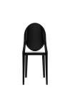 Chaise VICTORIA GHOST noir Kartell - Valente Design de dos
