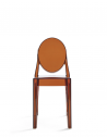 Chaise VICTORIA GHOST ambre Kartell - Valente Design de face