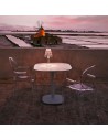 Chaises LOUIS GHOST cristal Kartell - Valente Design autour de table ronde