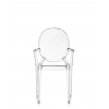 Chaise LOUIS GHOST cristal Kartell - Valente Design de dos
