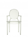 Chaise LOUIS GHOST vert transparent Kartell - Valente Design de face