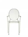 Chaise LOUIS GHOST vert transparent Kartell - Valente Design de dos