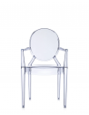 Chaise LOUIS GHOST bleu clair Kartell - Valente Design de face