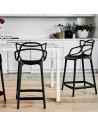 Tabouret MASTERS STOOL noir Kartell - Valente design - coin cuisine