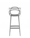 Tabouret MASTERS STOOL gris Kartell - Valente design - de dos