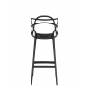 Tabouret MASTERS STOOL noir Kartell - Valente design - de dos